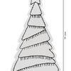 CHRISTMAS TREE SET 12 PCS WOODEN CHRISTMAS TREES