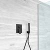 Built-in shower set Rea Fenix Black + BOX