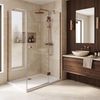 shower tray Rea Belmond White 90x120 Brush Copper