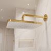 Pommeau de douche rectangulaire REA JS-032 Gold
