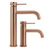 Bathroom faucet Rea Lungo Grip Brush Copper high