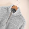 Bluza Damska Sherpa z kołnierzem Light Grey xl