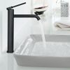 Bathroom faucet Rea CLIF BLACK MAT HIGH