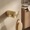 Appendino da bagno 64104A SOLO Brush Gold