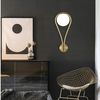 LAMPA de perete APLICA din sticla Sfera GOLD APP603-1W