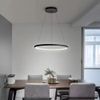 Люстра LED LHJ011-CP 40cm BLACK