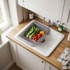 Teleskop-Abtropfständer für Spüle REA P14487A Grey