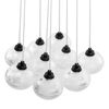Mennyezeti lámpa MS022-9CP Black