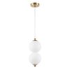 Lámpara de techo colgante LED LHJ117-2CP oro cepillado
