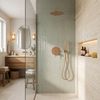 Kit de douche encastré Rea Lungo Copper + BOX