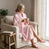 Peignoir femme Sally Powder Pink