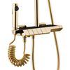 Shower set with thermostatic mixer REA ROB Gold