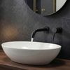 Чучур за смесител за вграждане Rea Lungo 20 cm Black