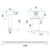 Mitigeur de bidet REA Foss Clif Black