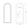 Зеркало LED Orbit 60x170cm White