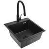 Stainless steel sink Leo 40 Black