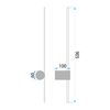 WALL LAMP LED LHJ062-W BLACK GOLD
