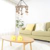 LAMPA SUFITOWA WISZĄCA ŻYRANDOL BOHO SZNUR 5 E27 APP677-5CP