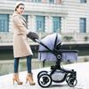 Stroller insulated muff – Grey-Mint