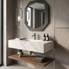 Настенная раковина REA Aresa Grey Gold 80