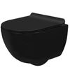 Toilet bowl Black Mat CARLO MINI SLIM REA