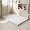 shower tray Rea Belmond White 80x100 Chrome