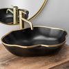 Grifo de LAVABO Rea Lungo Brushed Gold High