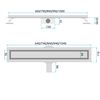 Linear drainage REA Neox pro Gold 60