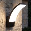 Applique murale LED de façade JNH032-G noire
