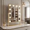 Mirror LED STYLE L.Gold 30x40