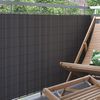Brise vue protection de balcon PVC Chocolate
