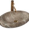 Lavabo sobre encimera Rea Roxy B Stone NATURE