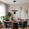 Lampă suspendată APP1145-1CP Black Rose Gold