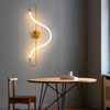 LED LampAPP858-W Long Gold