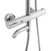 Thermostatic shower system Rea Lungo Chrome