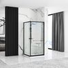 shower enclosure Rea Space In Black 80x100