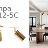 ELEGANCKA LAMPA SUFITOWA APP210-3CPR KRYSZTAŁ SREBRNA