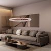 Люстра LED MS009-CP ROSE GOLD 59cm