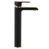 Bathroom faucet REA Bloom Black Gold high