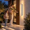 Facade LED wall lamp JNH036-G 90 Black
