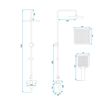 Shower set MY2021-77C REA ARGUS COPPER BRUSH