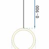 Závěsné LED svítidlo G112-CP Gold