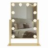 Mirror LED STYLE L.Gold 30x40