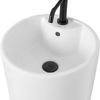 Freestanding ceramic basin BLANKA