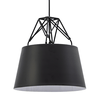 Kovová závěsná stropní lampa černá APP422-1CP