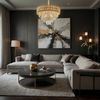 Lampe suspendue Cristal G058-CP 60CM GOLD
