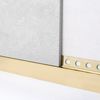 Front shower tray strip 130cm  Gold