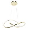 Ring moderní LED závěsné stropní svítidlo + dálkové ovládání APP394-CP Gold