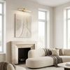 Настінний LED світильник для ванної SWE046-1W 40cm GOLD BRUSH