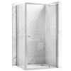 zuhanykabin Rea Primo Swing 100x80 Chrome